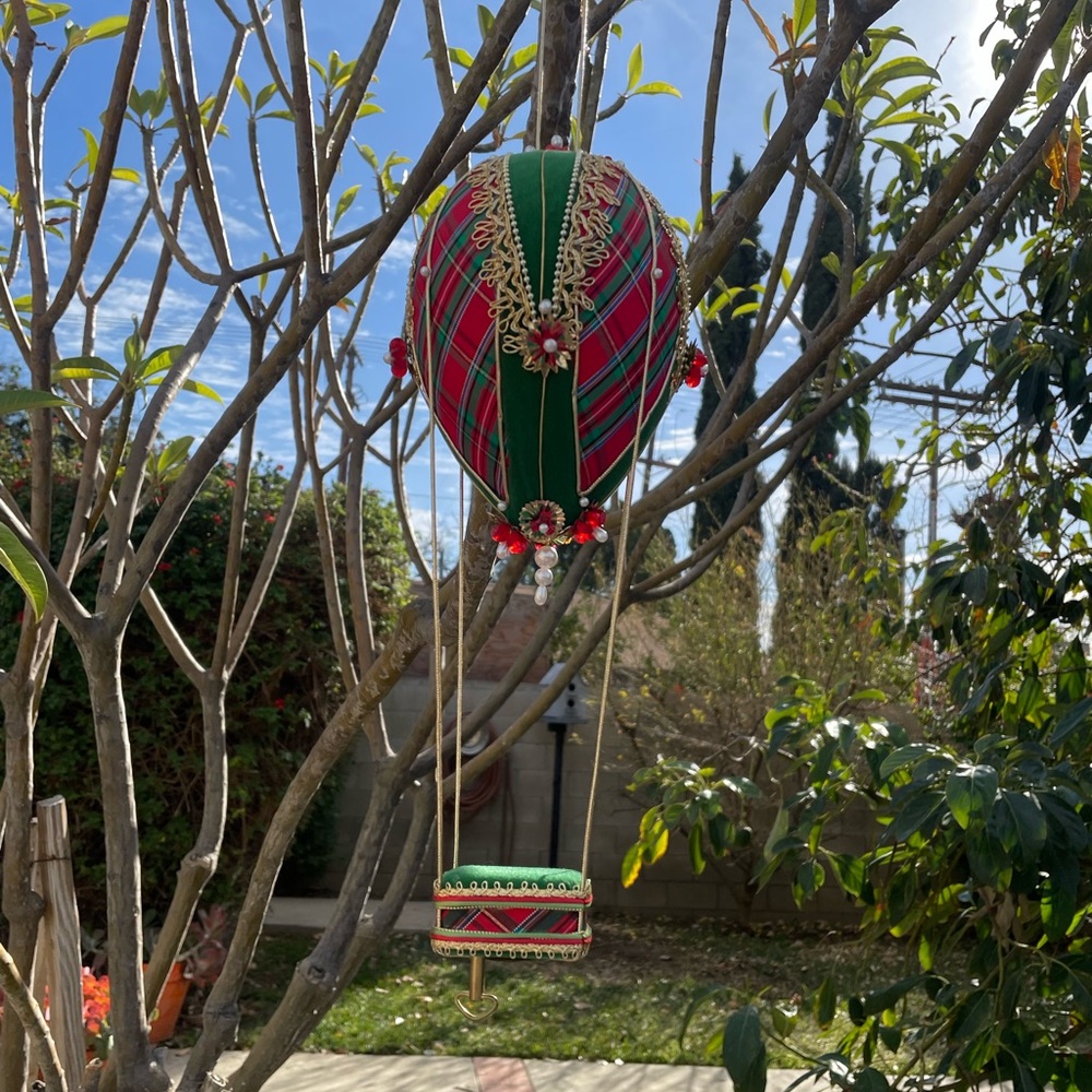Green and Red Holiday Ornaments